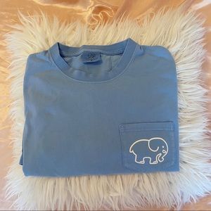 LIGHT BLUE IVORY ELLA LONGSLEEVE TEE